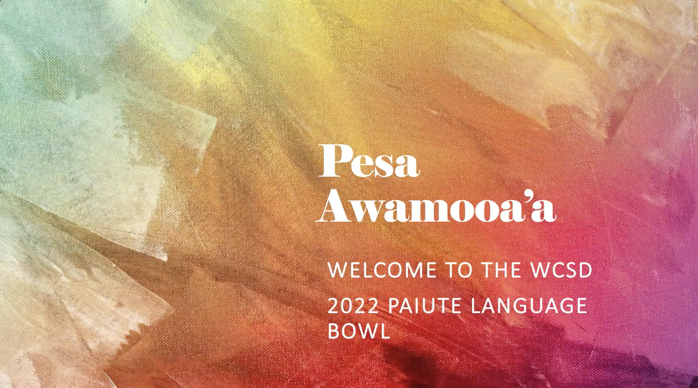Paiute Language Bowl 2022